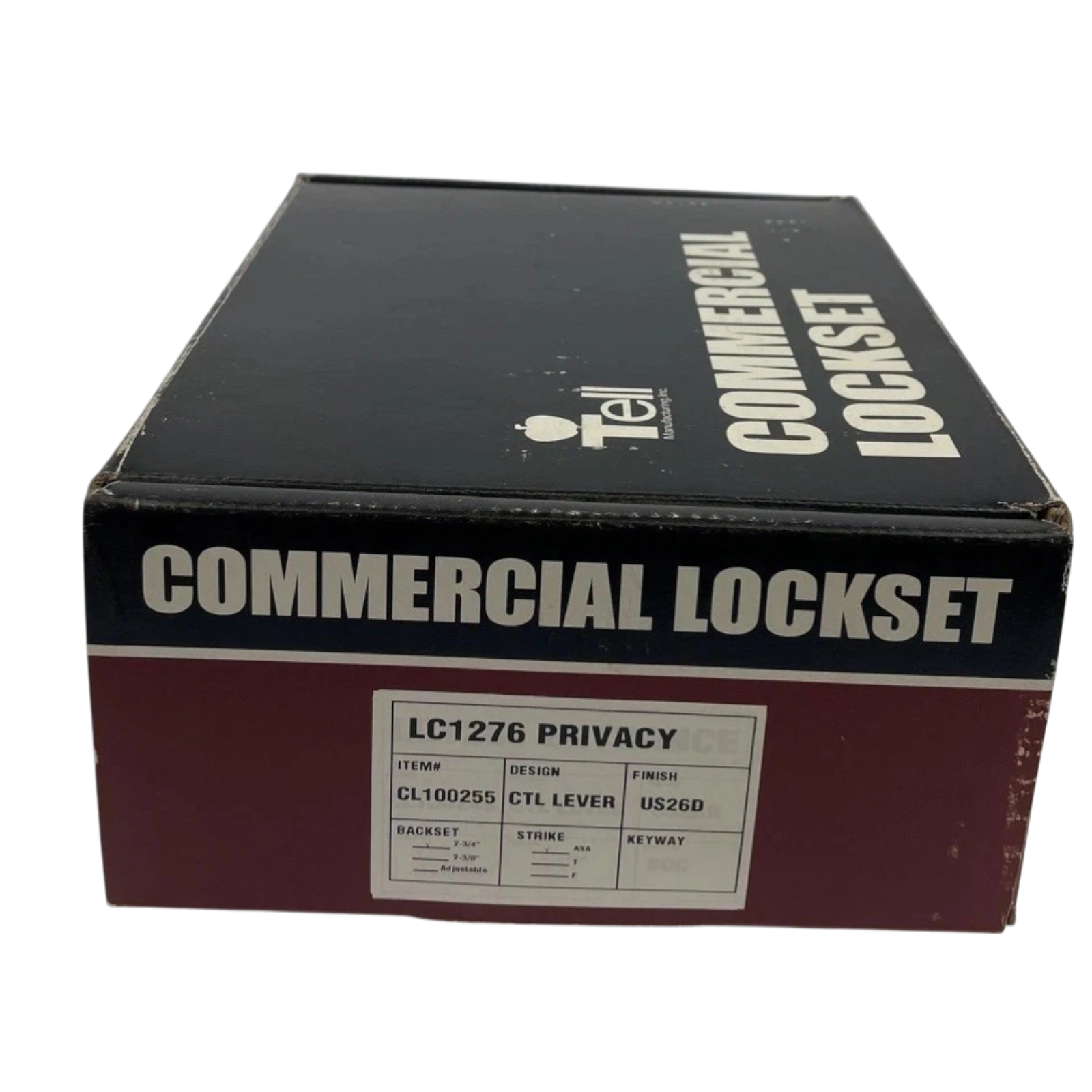 TELL LC1276 Cortland Lever (CTL) Heavy Duty Cylindrical Leverset - 2-3/4 Inch