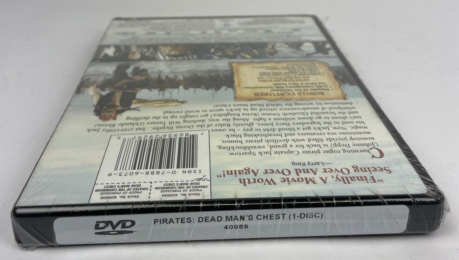Pirates of the Caribbean: Dead Man's Chest - DVD Video Johnny Depp - NEW