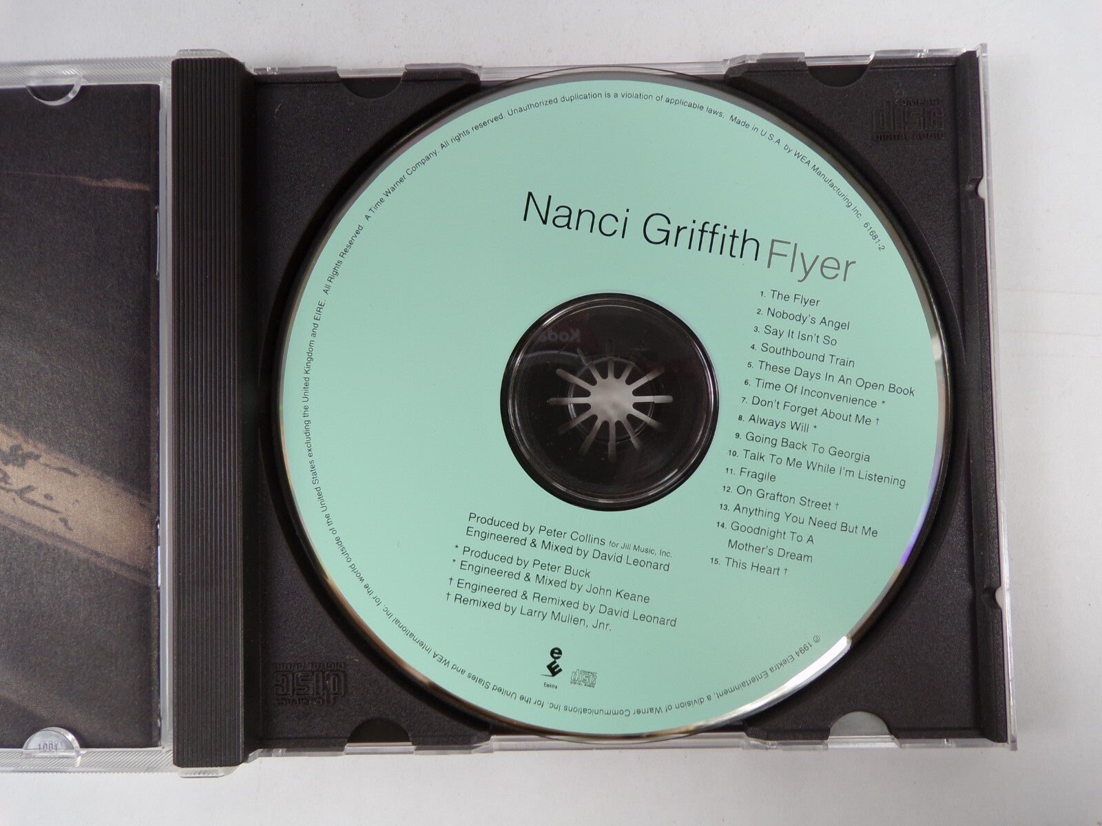 Nanci Griffith Flyer CD #19