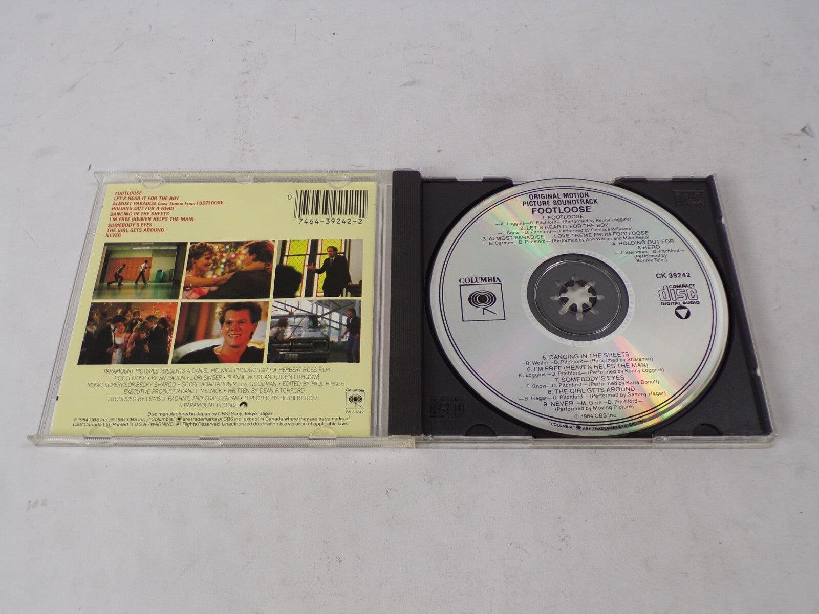 Footloose Original Soundtrack Lets hear It for The Boy Almost Paradise CD#62