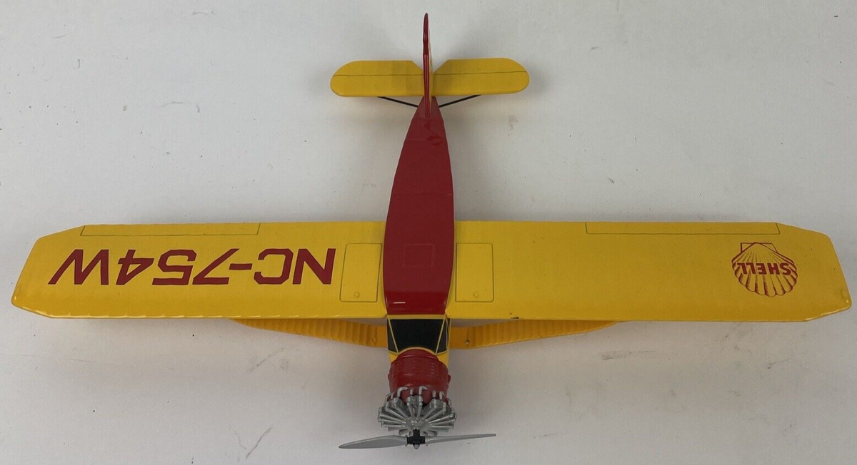 Shell Glider NC-754W Airplane 2002 First Gear Inc Replica Missing Frot LG - LOOK