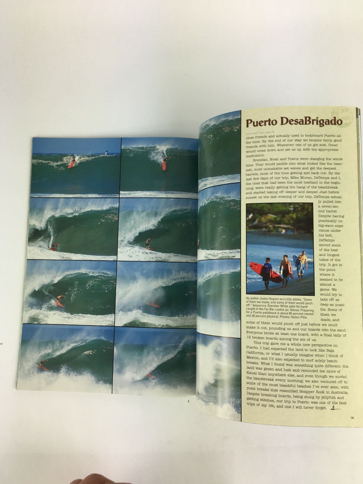 2004 LongBoard Magazine 4 Exotic Surf trips By Land by Sea by Air Getting Away
