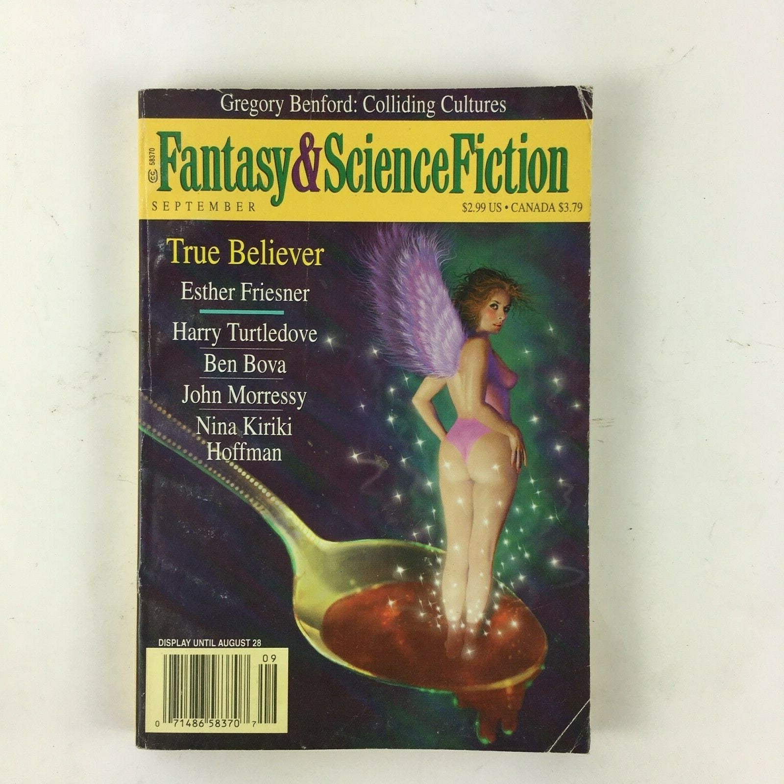 September Fantasy&Science Fiction Magazine True Believer Esther Friesner BenBova