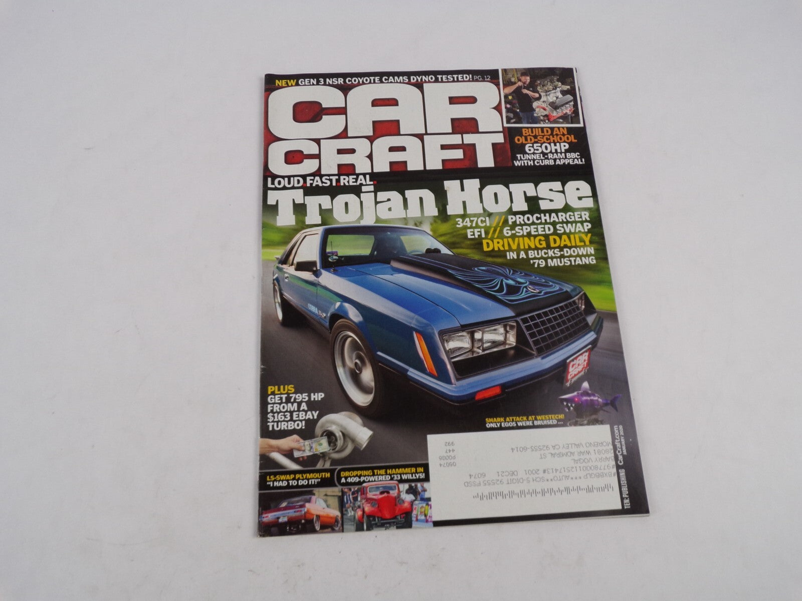 January 2020 Car Craft Trojan Horse New Gen 3 NSR Coyote Cams Dyno Tested! Loud