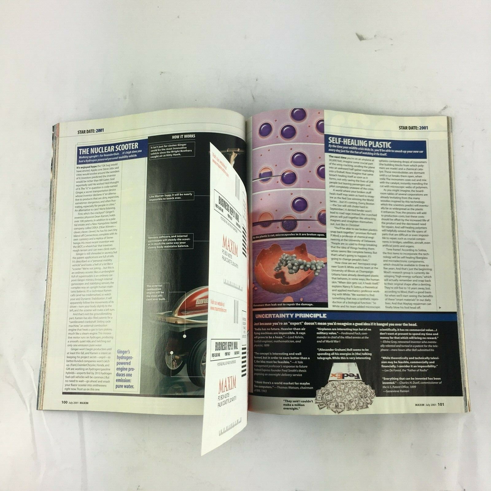 July 2001 Maxim Magazine Temptress! Pretzel Sex! Tyson Talks! We're all ears