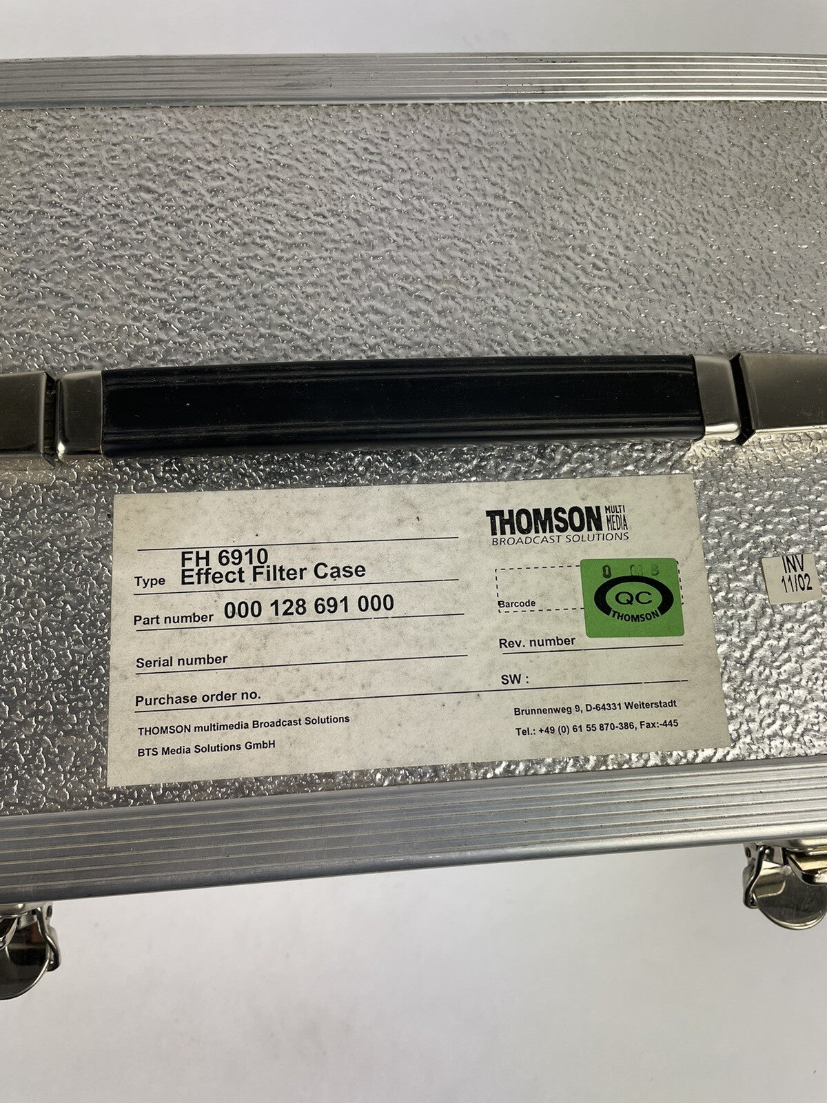 Thomson Broadcast FH6909 effect filters for Spirit DataCine SDC