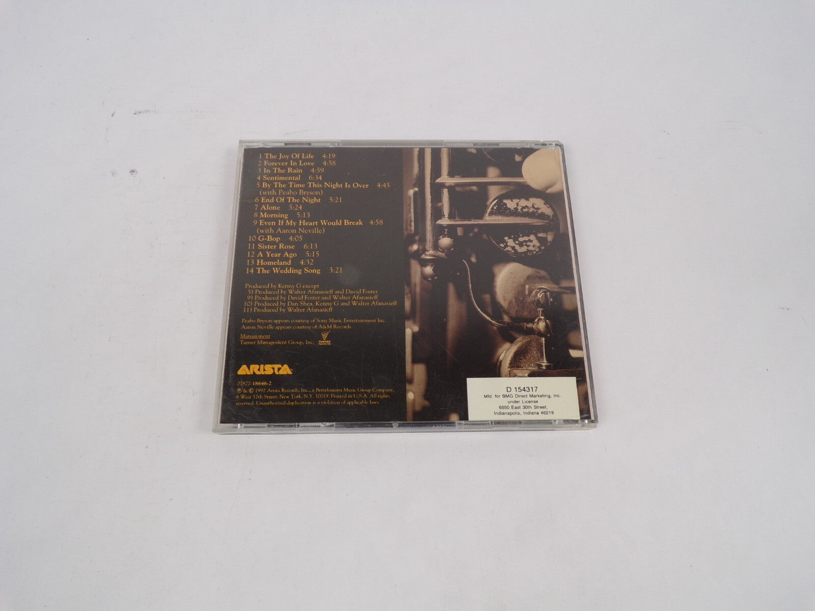 Kenny G Breathless The Joy Of Life Forever In Love In The Rain Sentimental CD#67