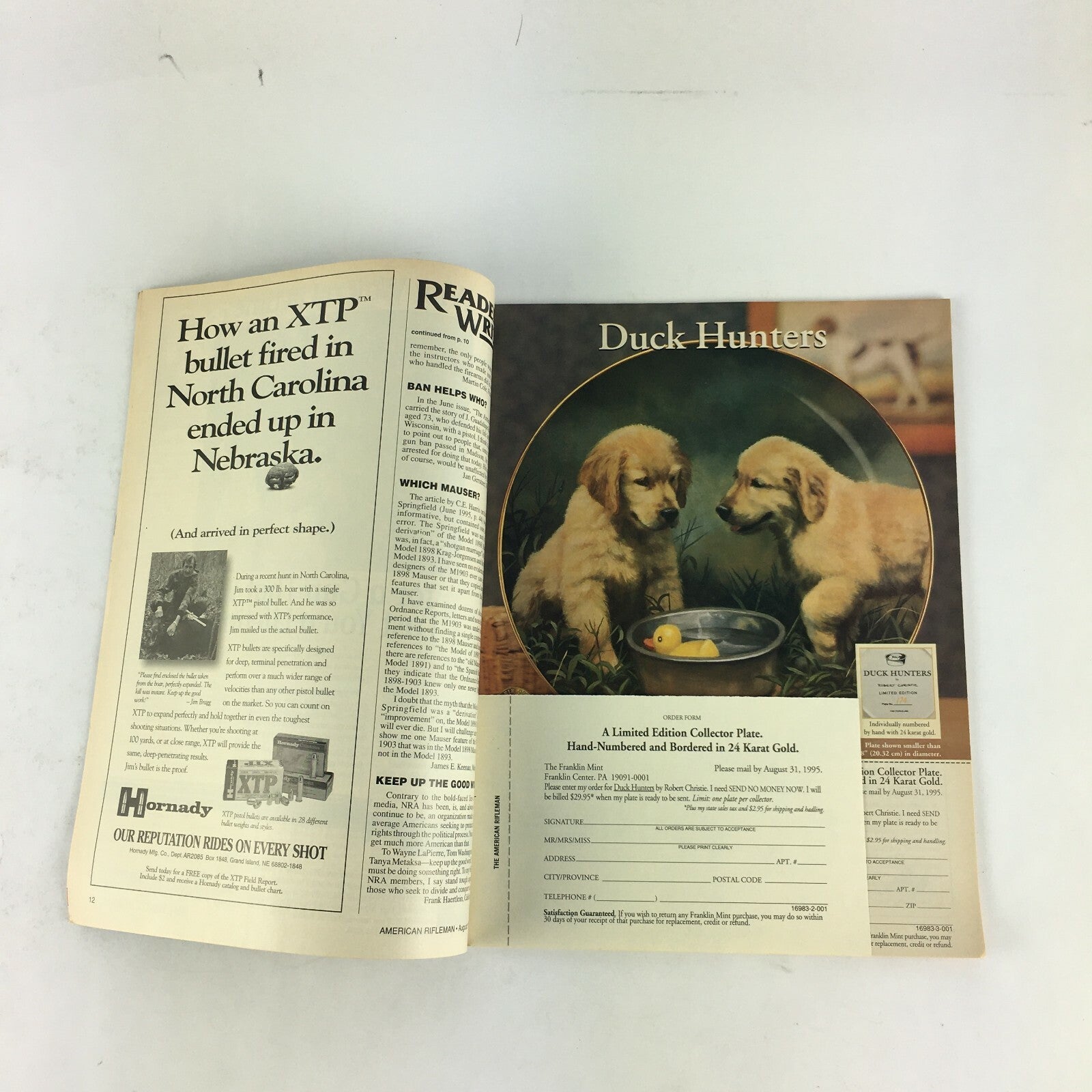 August 1995 American Rifleman Magazine First Look Browning's Classic Low Wall