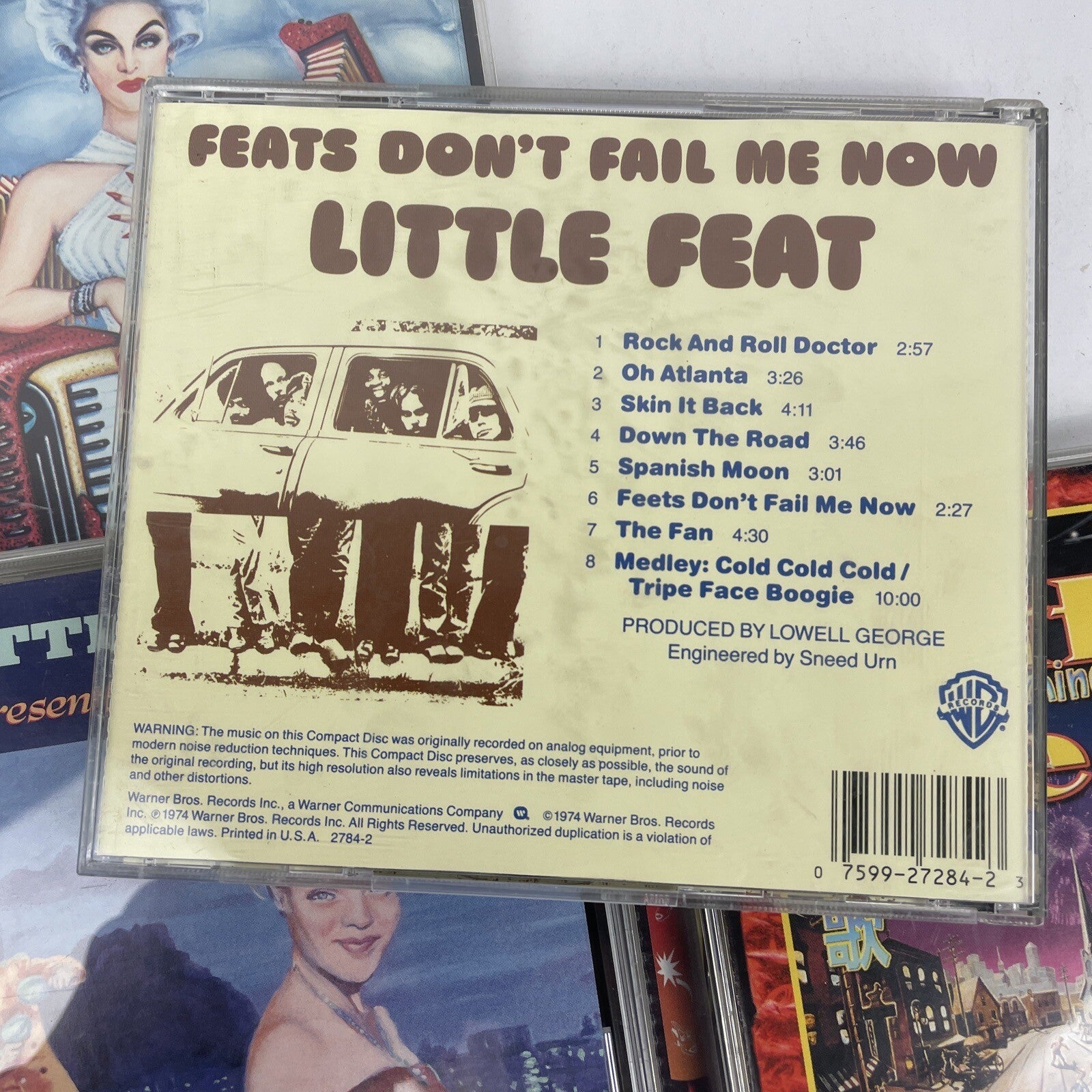 Little Feet 6 CD Lot Dixie Chicken Feats Don't Fail Me Now Let It Roll The Mambo