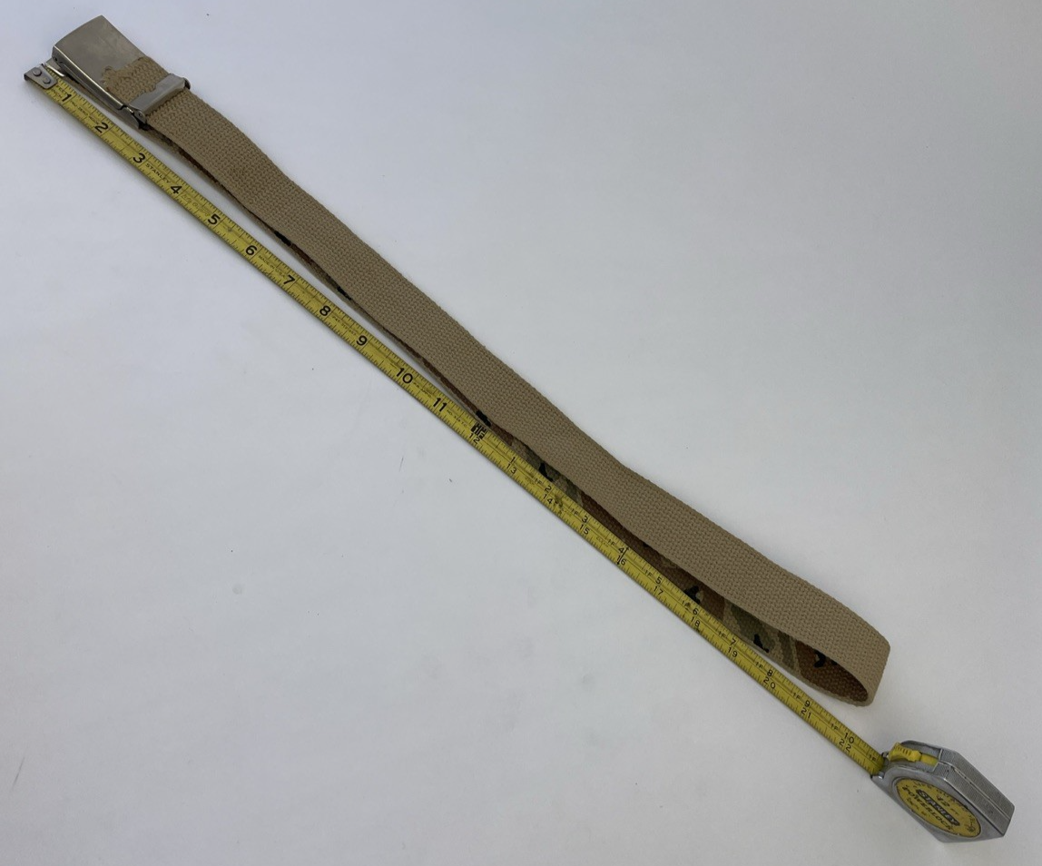 Vintage Blueprint Skateboards UK Canvas Desert Camo Camouflage Belt OSFM - RARE