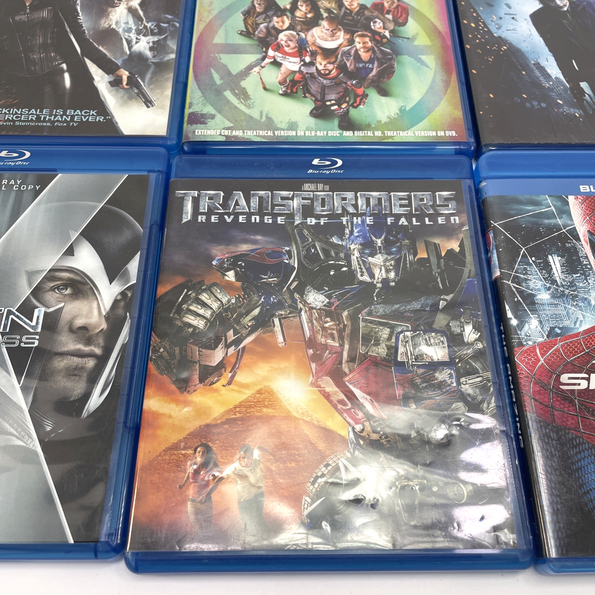 8 DC Animated Blu-ray Lot Batman, Suicide Squad, Spiderman, Ninja Turtles, X-Men