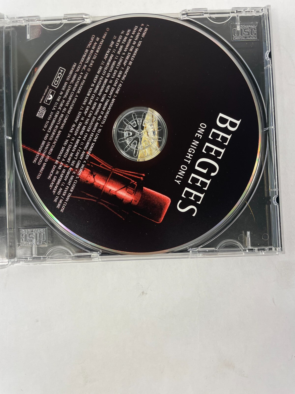 Beegees One Night Only Intro Massachusetts To Love Somebody Words Closer CD#73