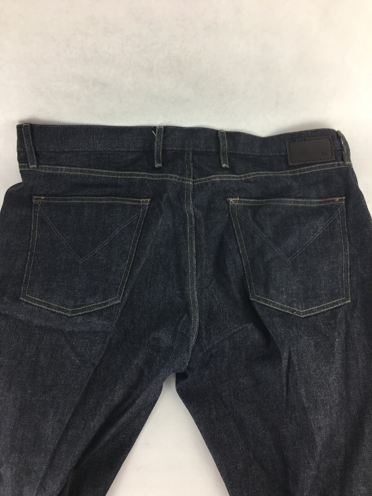 John Varvatos USA Made Bowery Slim Straight Black washed Denim Men's Sz 38 X 38