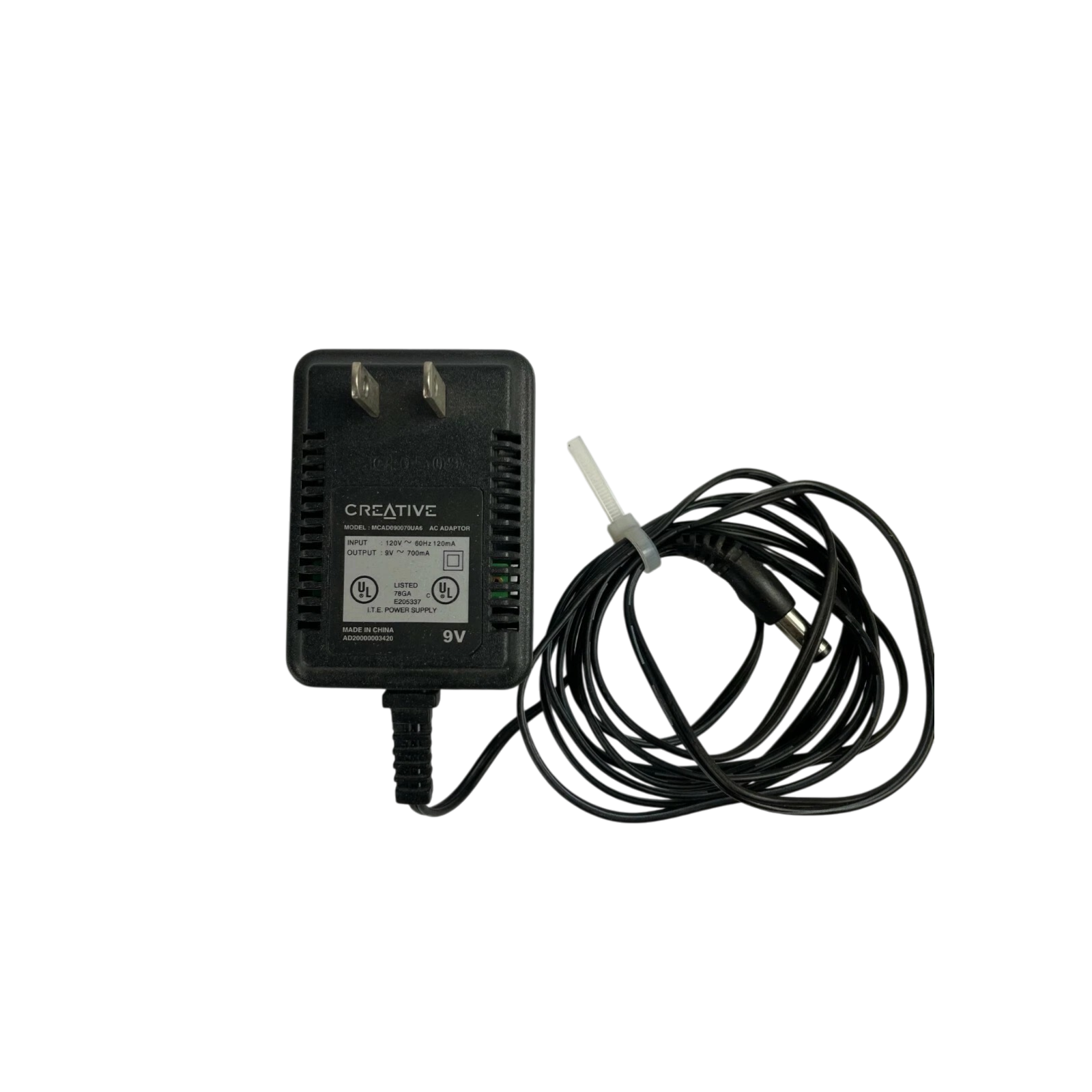 Genuine Creative MCAD090070UA6 AC Adapter OP 9 V 700mA Power Supply Adapter A40