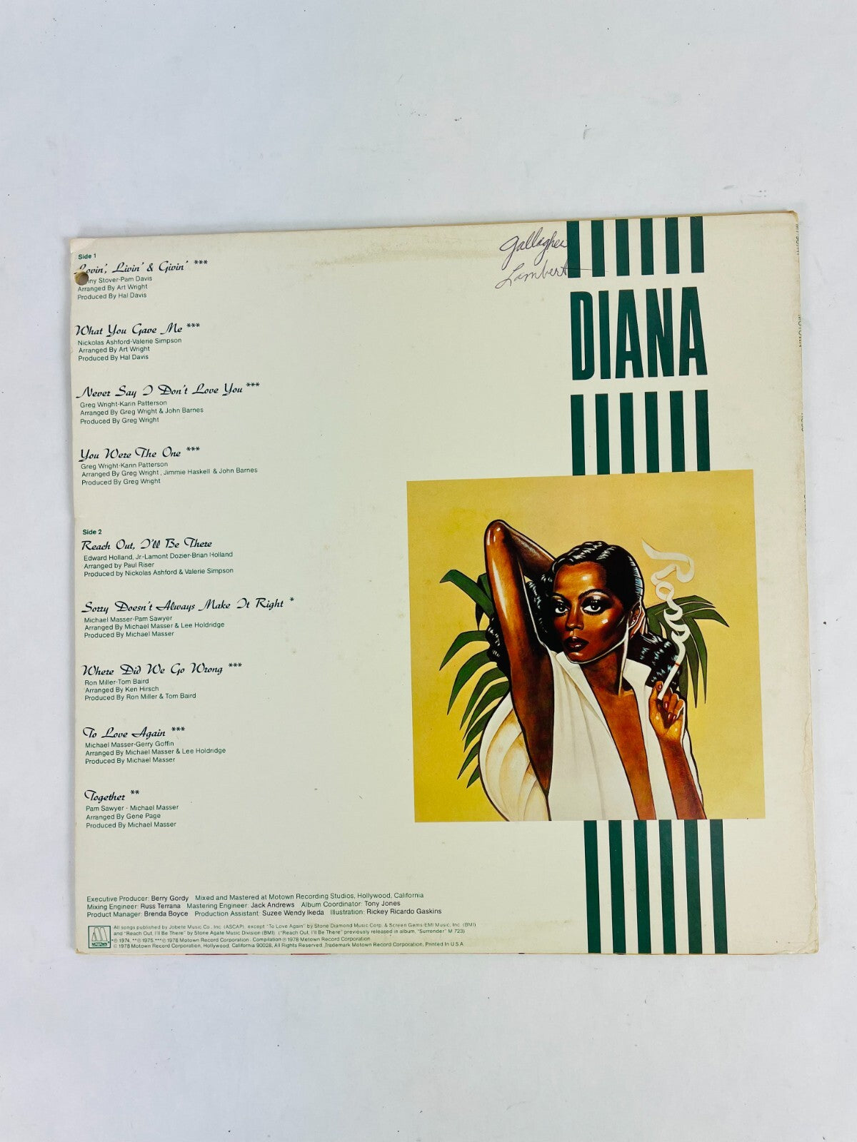 Diana Ross Vinyl Record