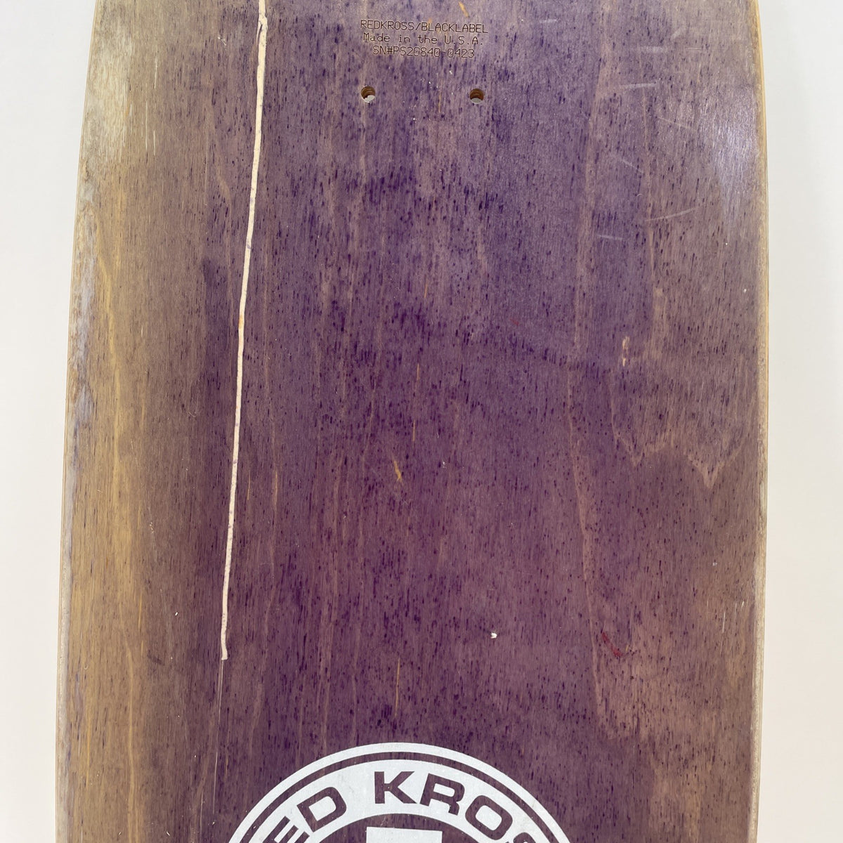Vintage Black Label Skateboards RED KROSS Duane Peters Skateboard USA MADE NOS