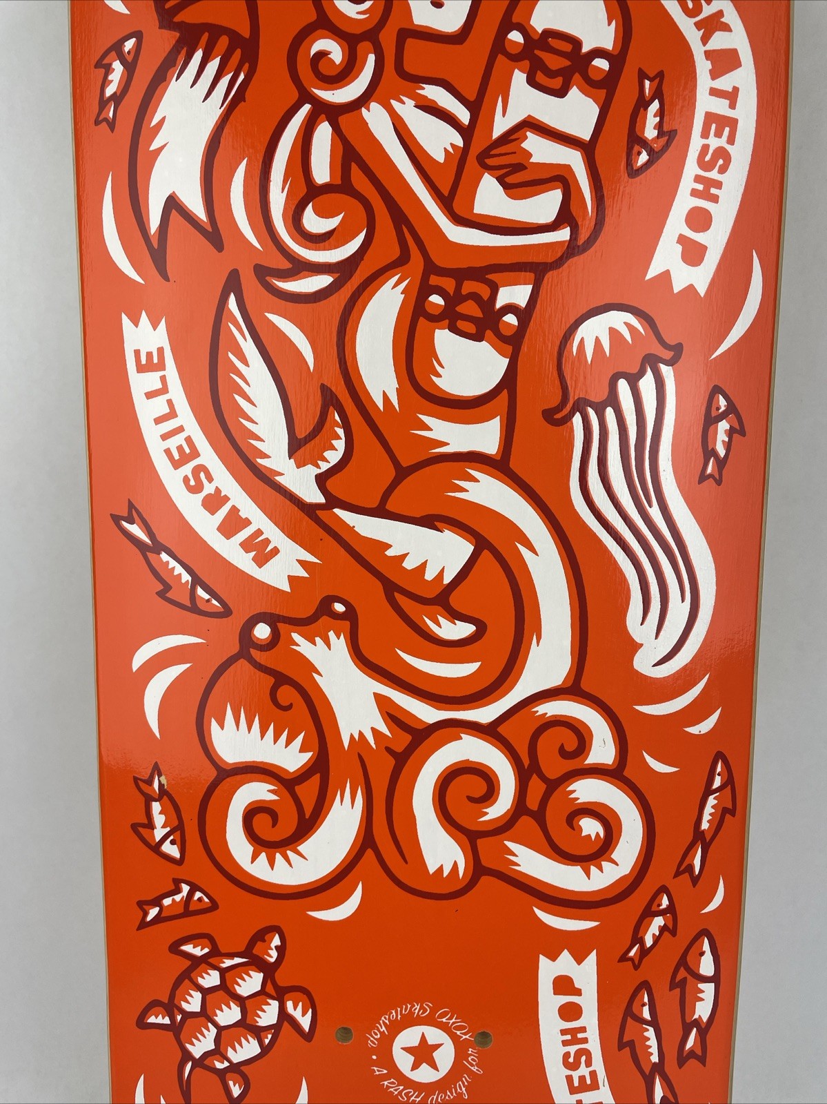 Vintage Woodchuck Laminates Circa 2001 XOXO Skateshop Skateboard Deck 7.6"