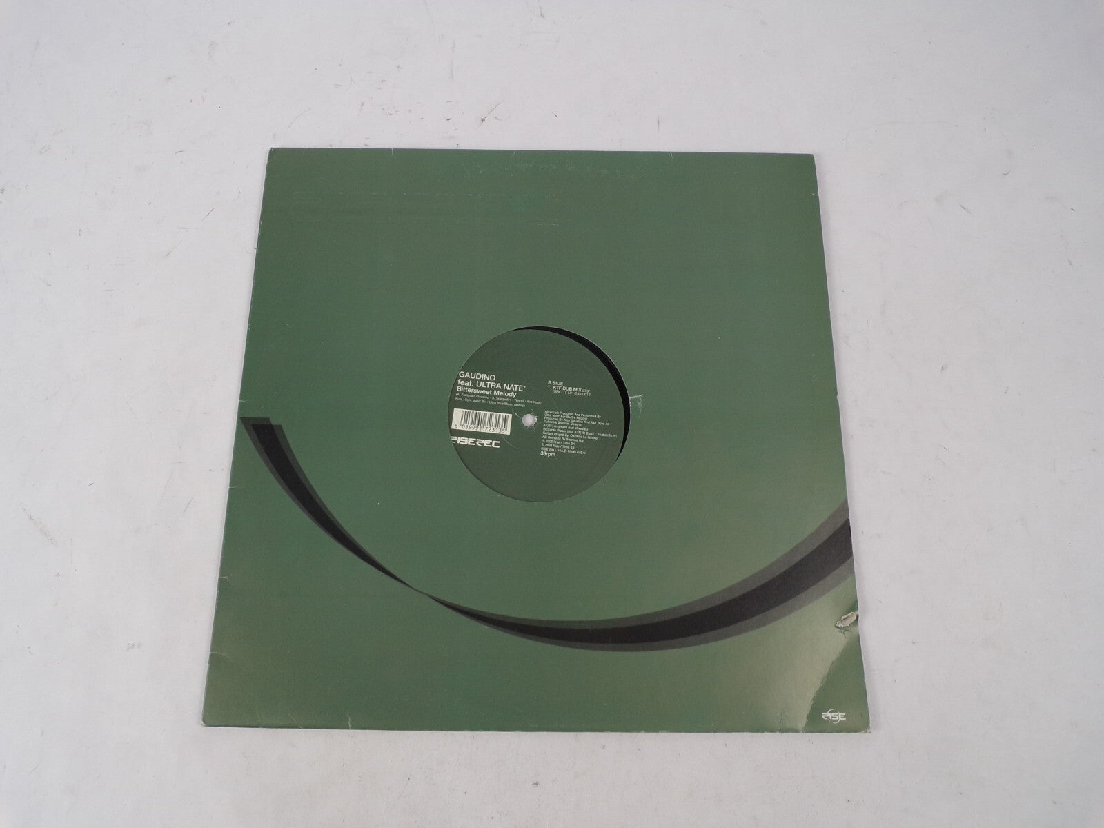 Gaudino feat.Ultra Nate Bittersweet Melody KTF Vocal Remix Vinyl Record
