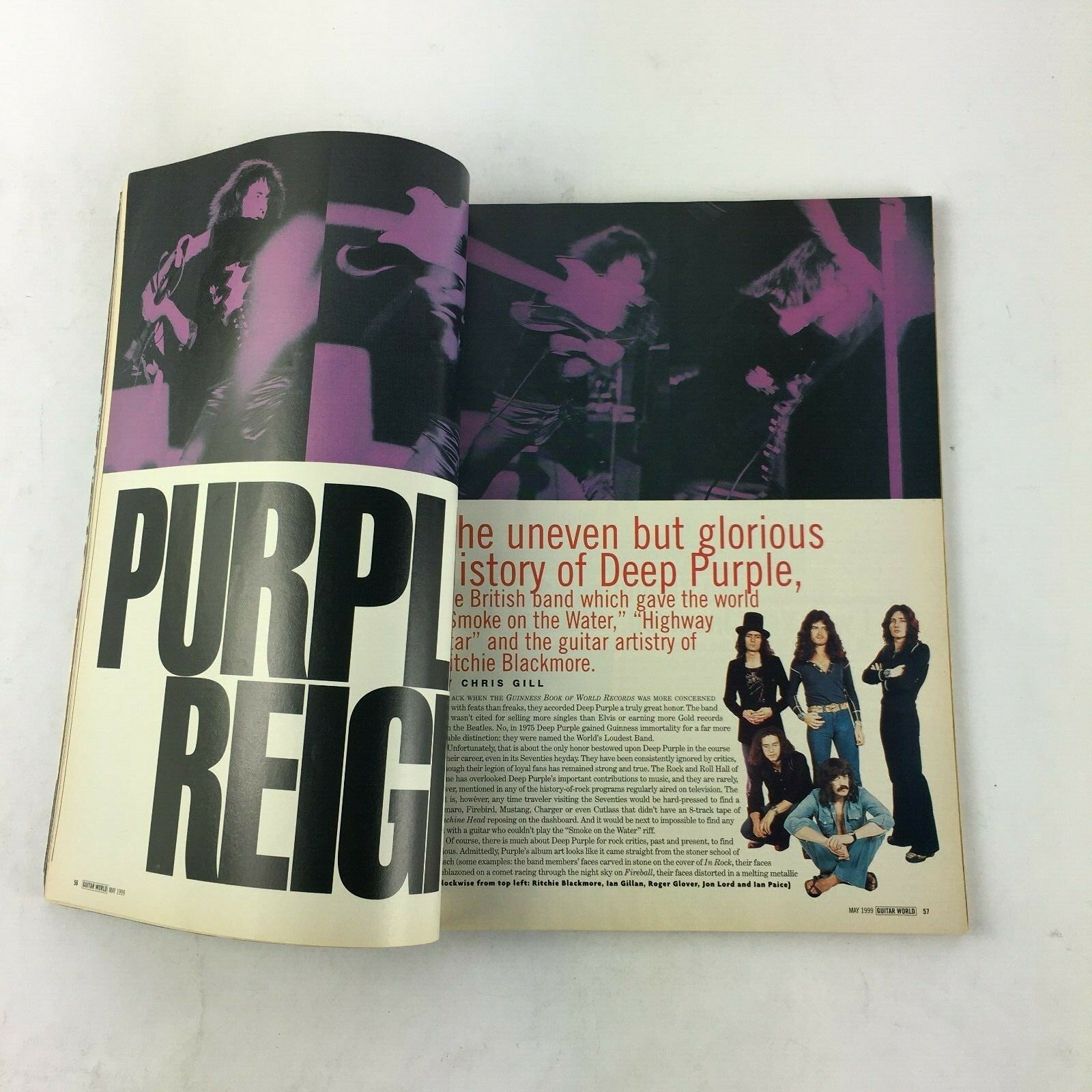 May 1999 Guitar World Magazine The Offspring Anarchy in the USA Jeff Beck