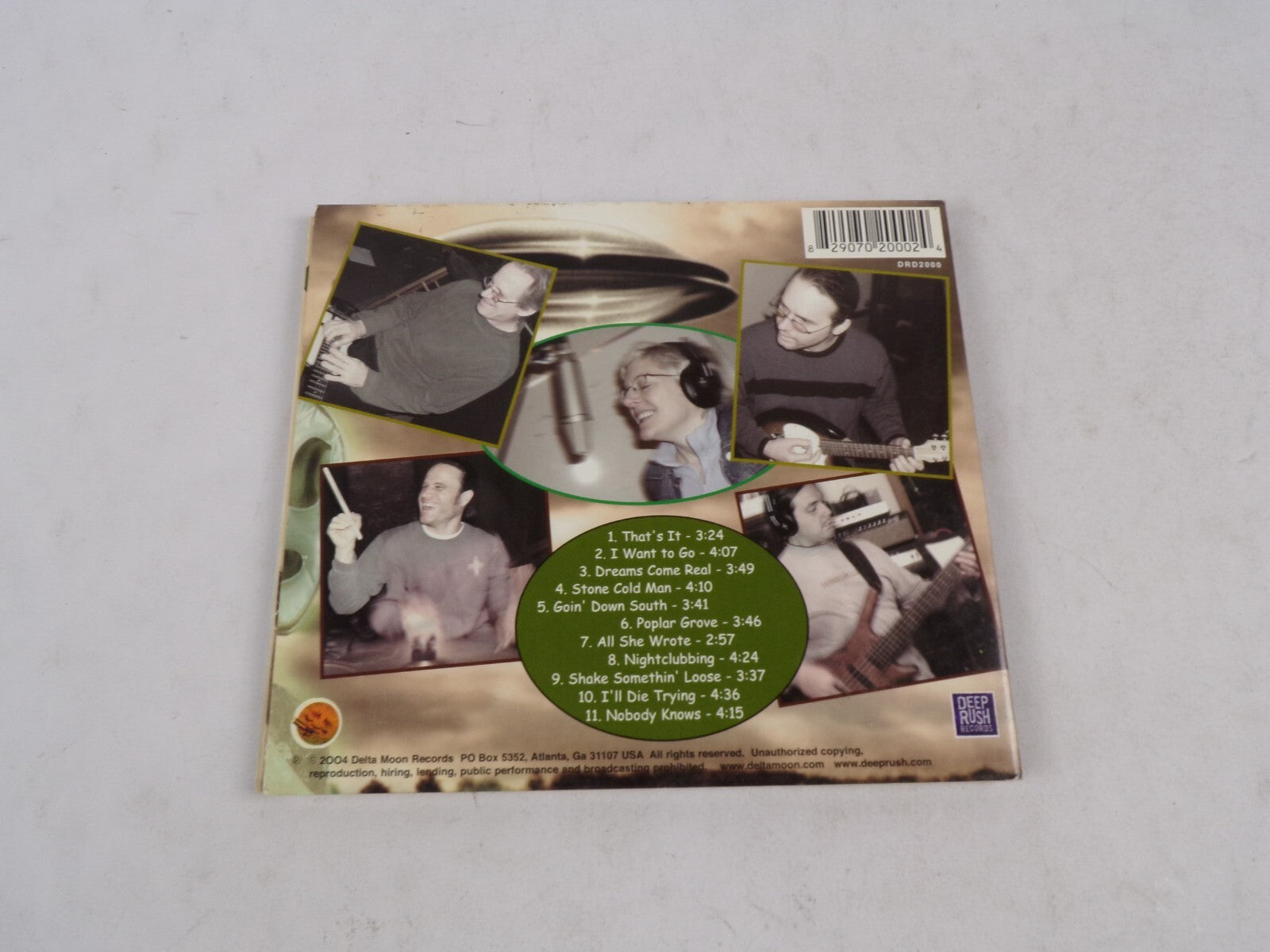 Delta Moon Goin' Down South That's  It I Want To Go Dreams Come Real Stone CD#58