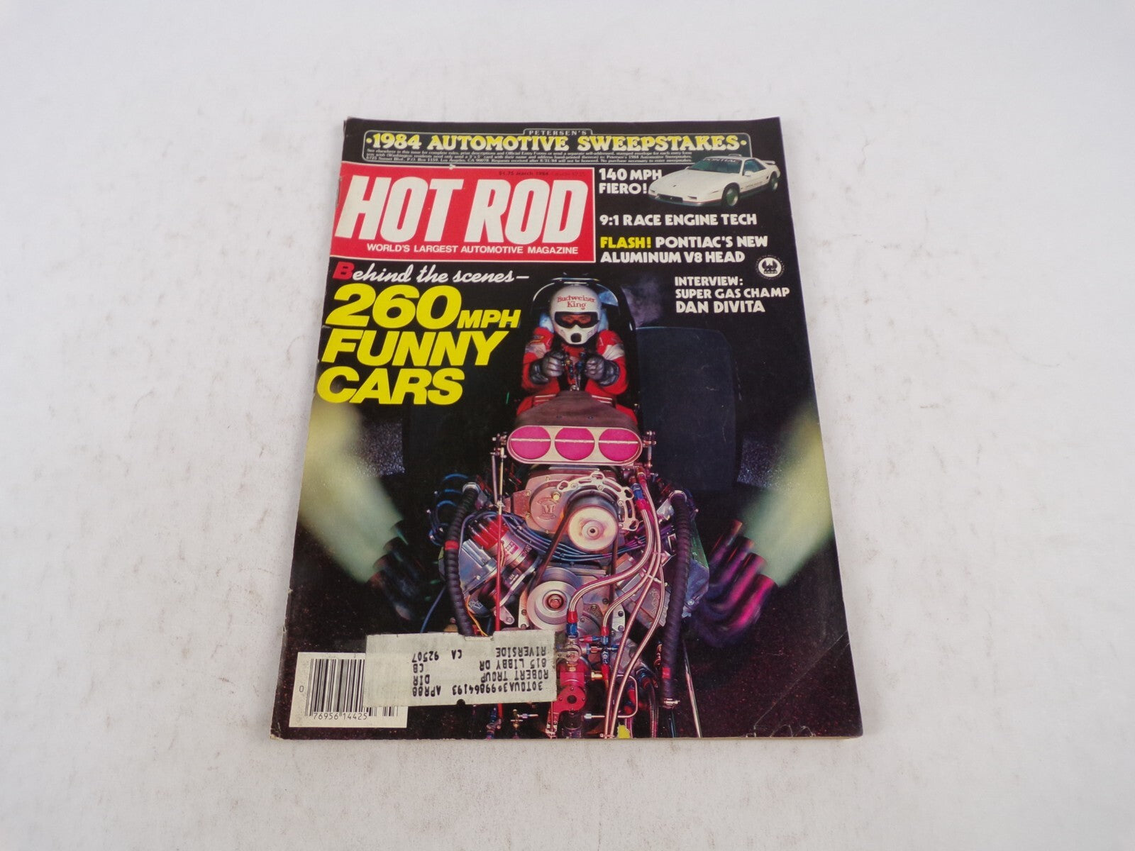 April 1988 Hot Rodding Magazine  Behind The Scenes 260MPH Funny Cars Automotive