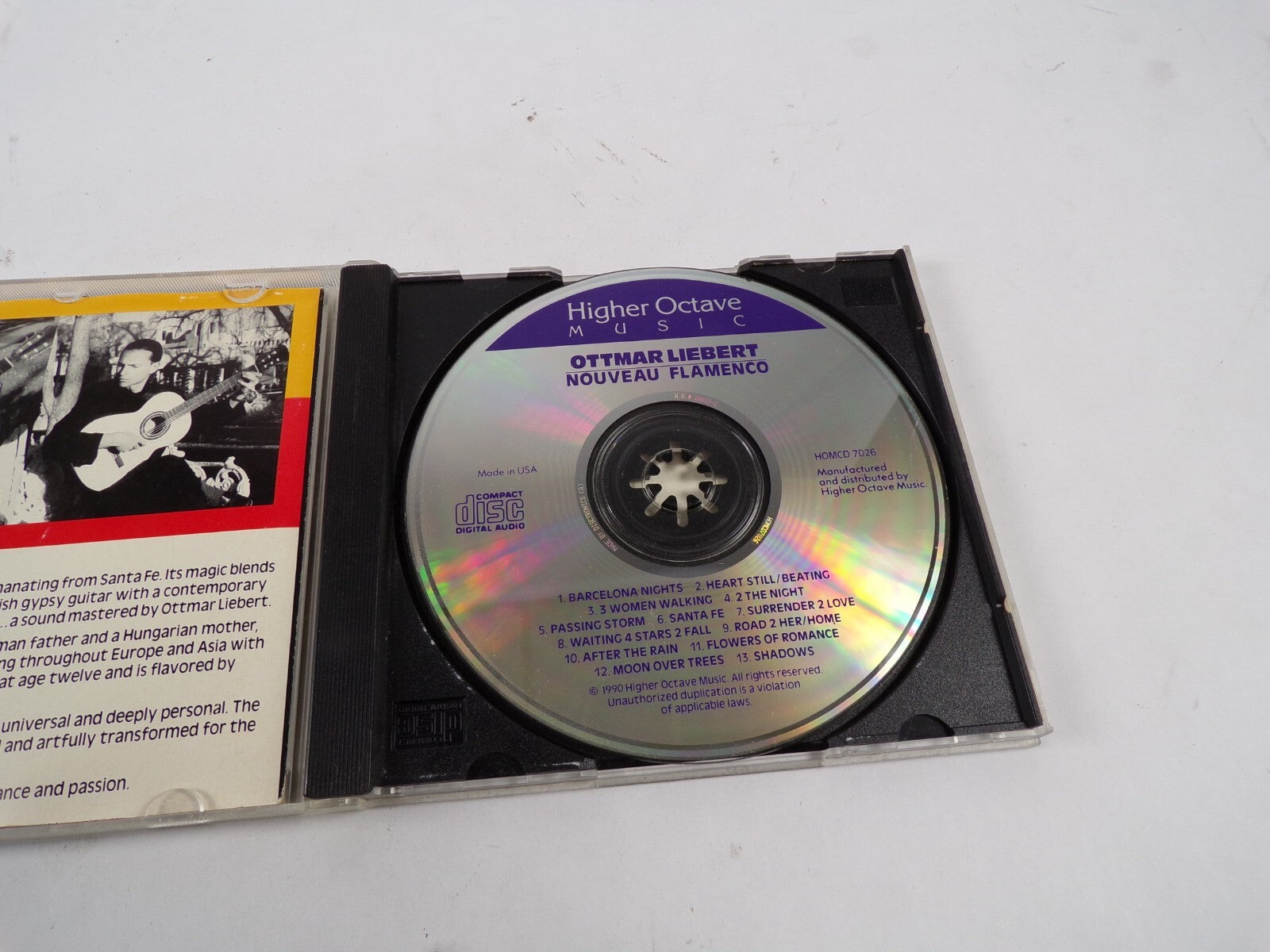 Ottmar Liebert Nouveau Flamenco Barcelona Nights The Night Santa Fe CD#51