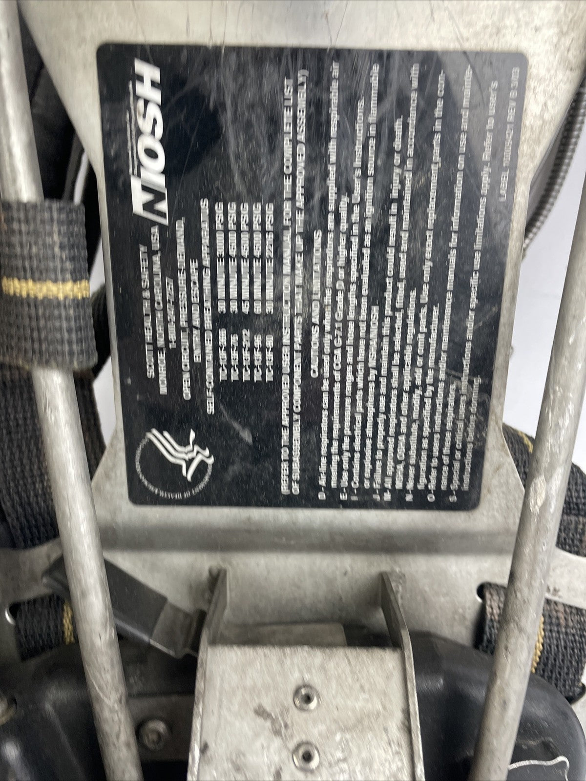SCOTT SAFETY 4.5 4500 SCBA Air Pack Harness EZ-Flow Air Pak Plus with Sensor   b