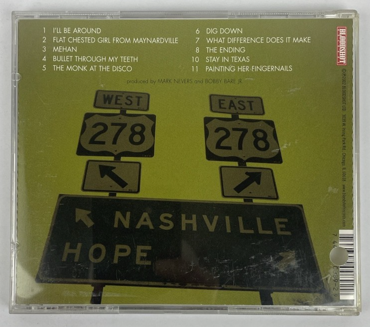 Bobby Bare Jr's Young Criminals Starvation League Self Titled Audio CD 2002   #2