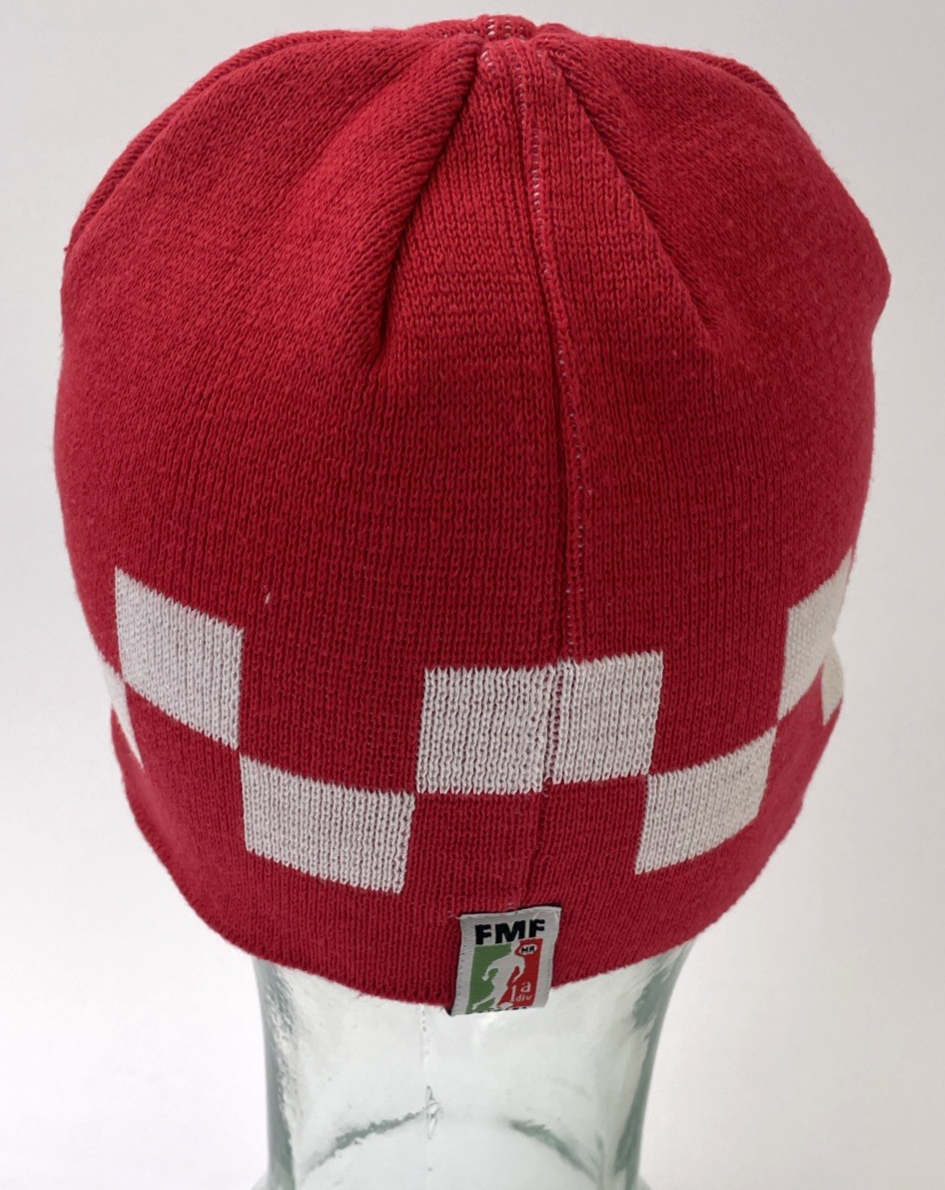 Club Deportivo Chivas Liga MX Mexico FMF Oficial Checkered Knit Hat Beanie OSFA