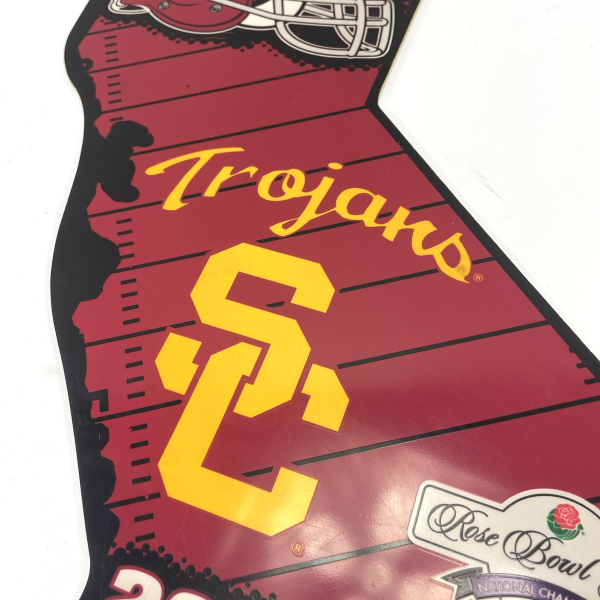 USC Trojans 2006 Rose Bowl National Championship Game Licensed California Shaped