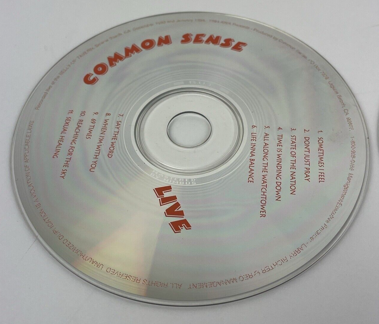 COMMON SENSE ~ PSYCHEDELIC SURF GROOVE CD 1996 Virgin + LIVE at the Belly Up Bar