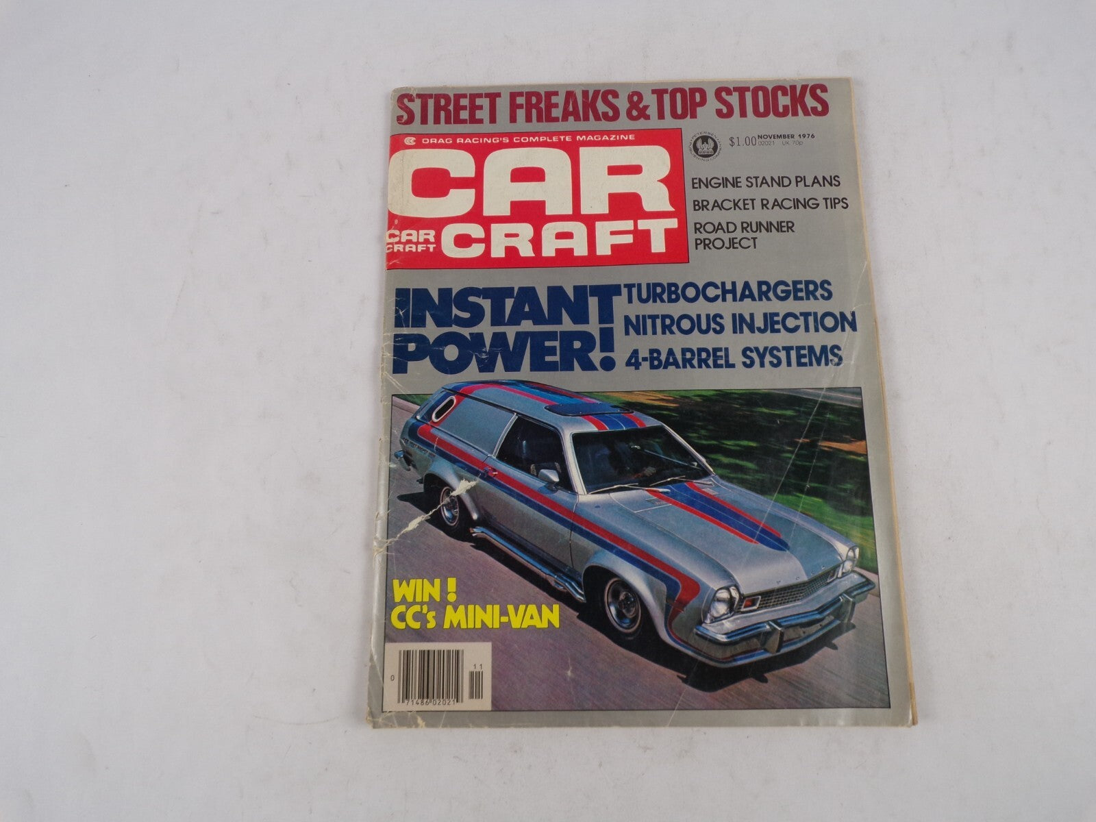 November 1976 Car Craft Instant Power! Street Freaks & Top Stocks Turbochargers