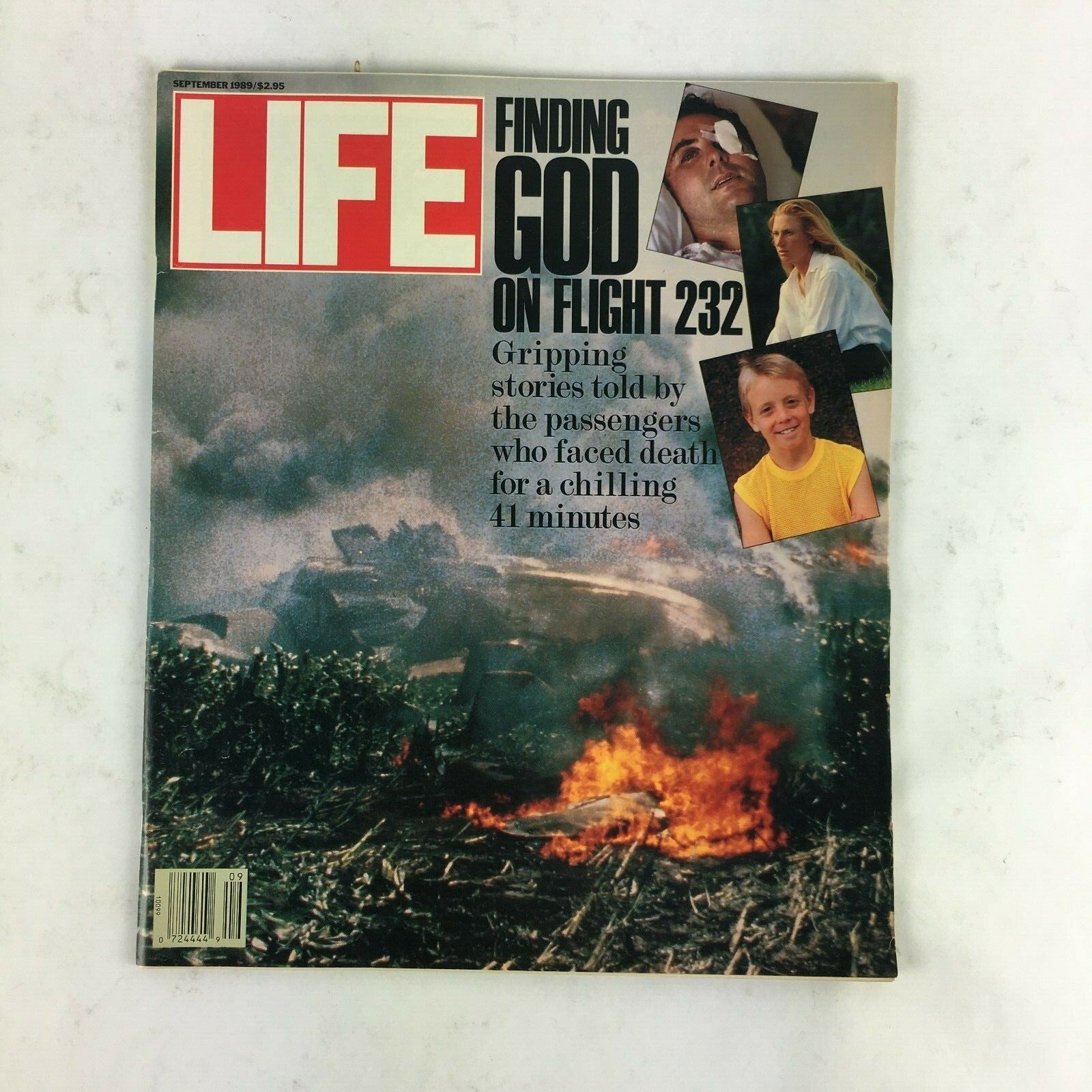 September 1989 Life Magazine Finding GOD on Flight 232 Gripping Stories