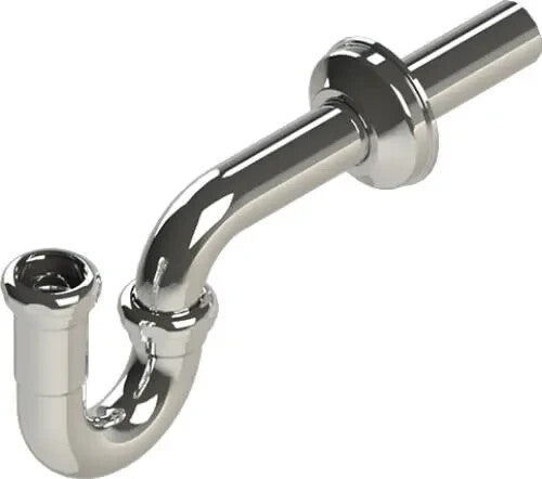 Rubinet 9DPT1TB Exposed P-Trap with Flange 9DBEPT1