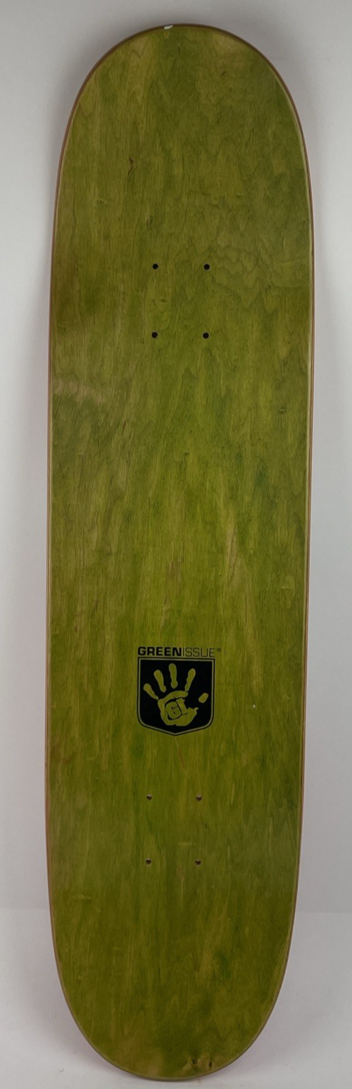 Green Issue Skateboards MOTO SHIBATA Professional Signature Skateboard Deck RARE
