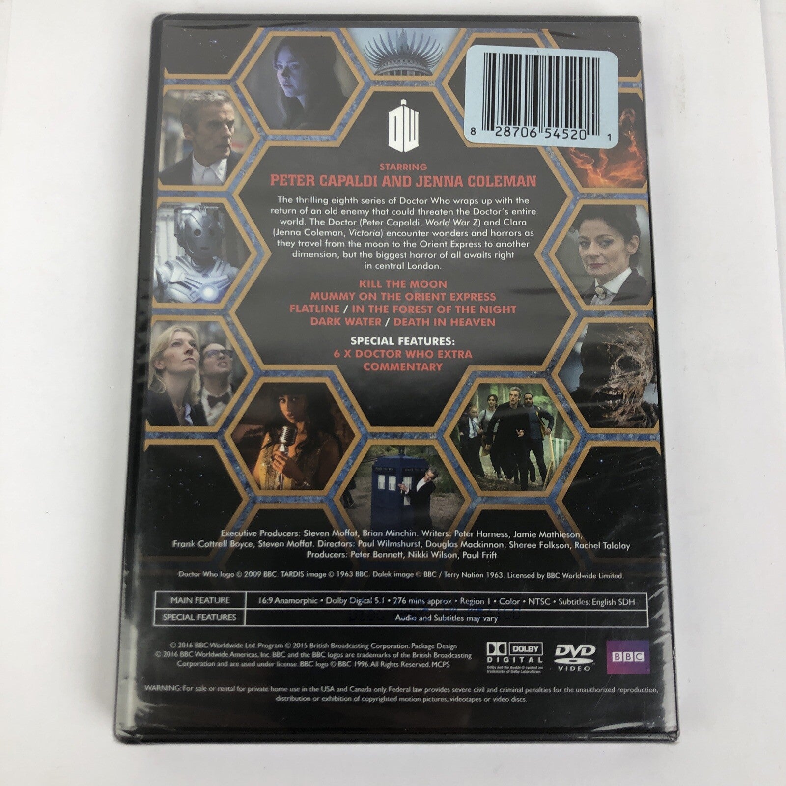 BBC DOCTOR WHO Series 8, Part 2 DVD/2 Disc-Set Science-Fiction (2016) New Sealed