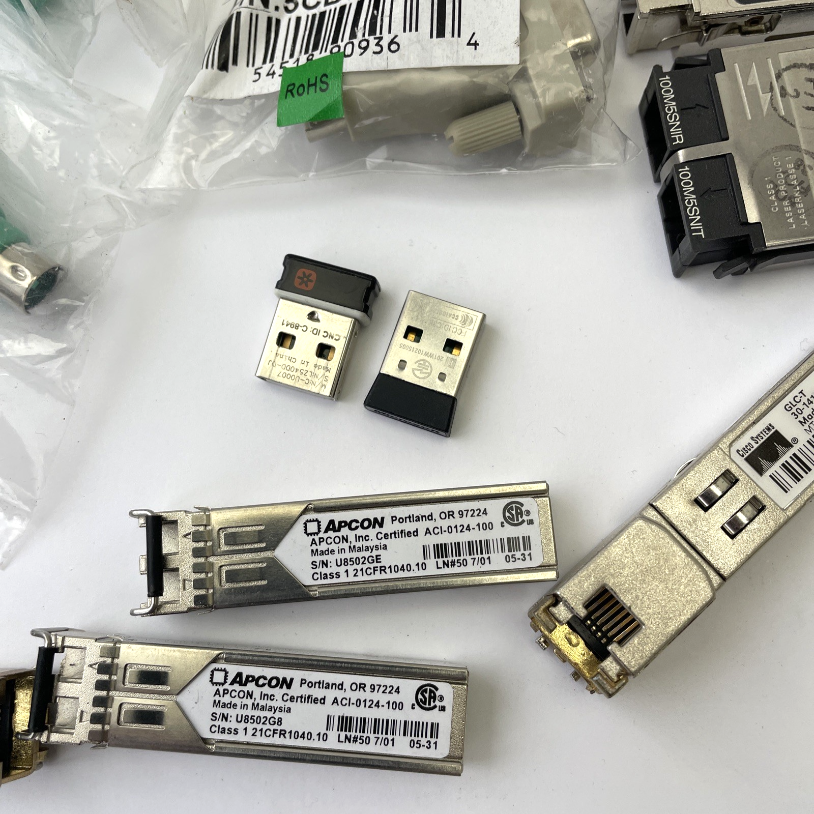 Lot of 50 + Vintage Computer Adapters PS2 to USB Microsoft Avago Apcon - LOOK