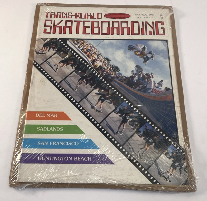 Trans-World Skateboarding Sports July/August 1983 Vol. 1 Issue 2 SADLANDS SF