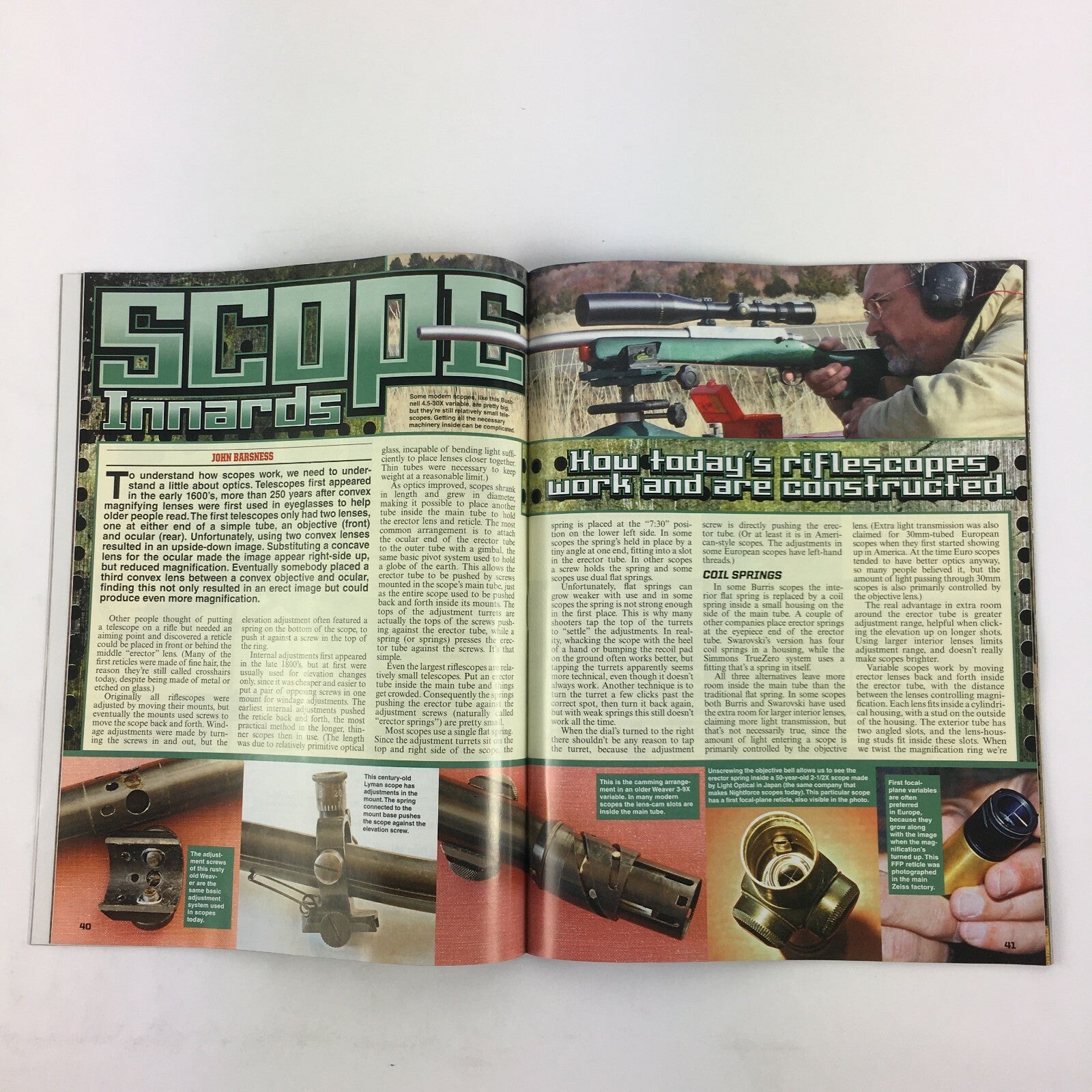 August 2014 Guns Magazine Socom 16 Mean & Green 7.62mm Uberti 12 Shot .22