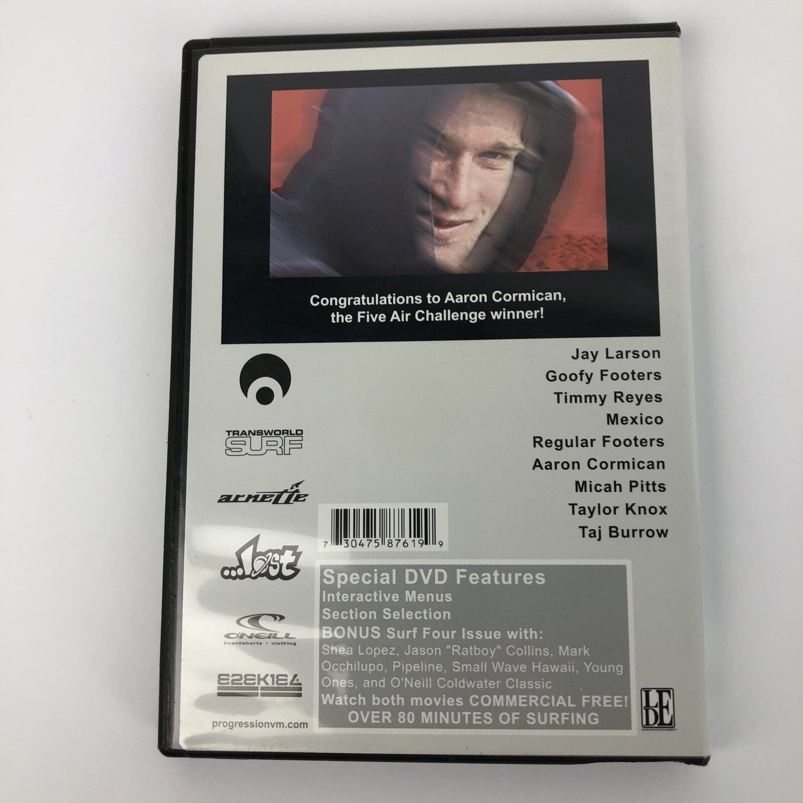 Rare Progression Surf 7 Special Edition DVD Video  Taj Burrow Taylor Knox Hawaii