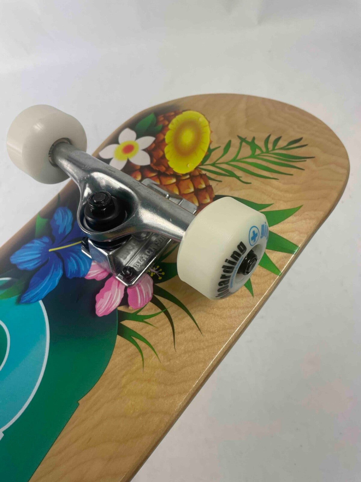 ATM Click Jungle Juice 7.75-inch complete skateboard with Black Smith trucks and 52mm wheels.