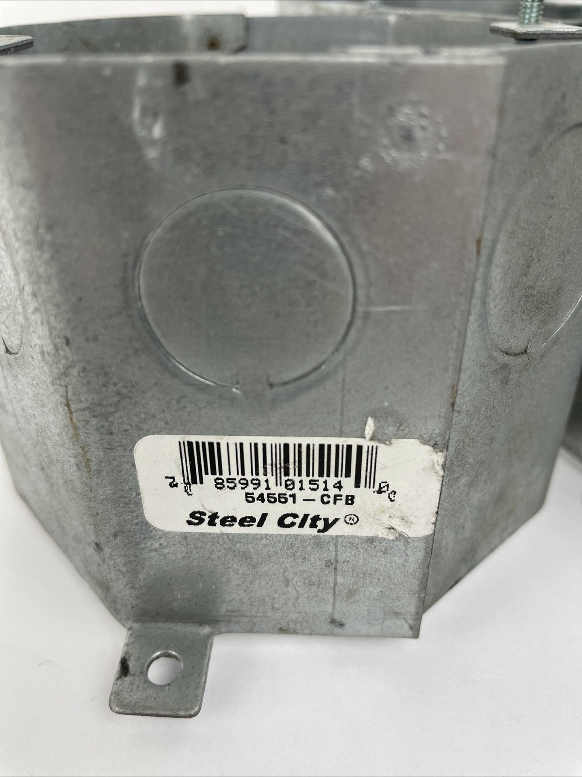 3 x 208842 New-No Box; Steel City 54551-CFB Octagon Concrete Ceiling Fan Box