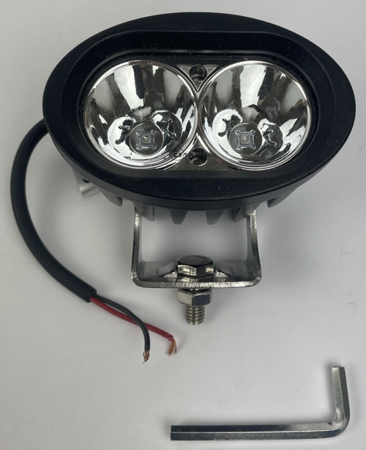 POWERBEAM 10W blue LED forklift safety spot light industrial warning beam for warehouse equipment