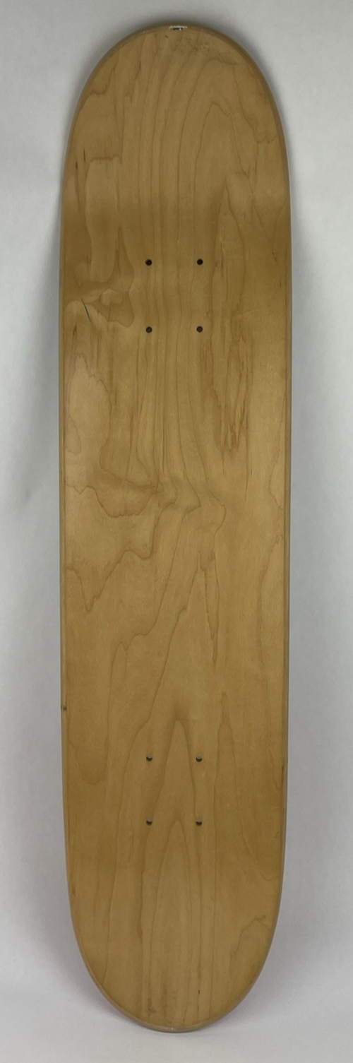RARE Red Dragon Goalie Mask Moses Itkonen Skateboard Deck Signed 7.5" x 31.625"