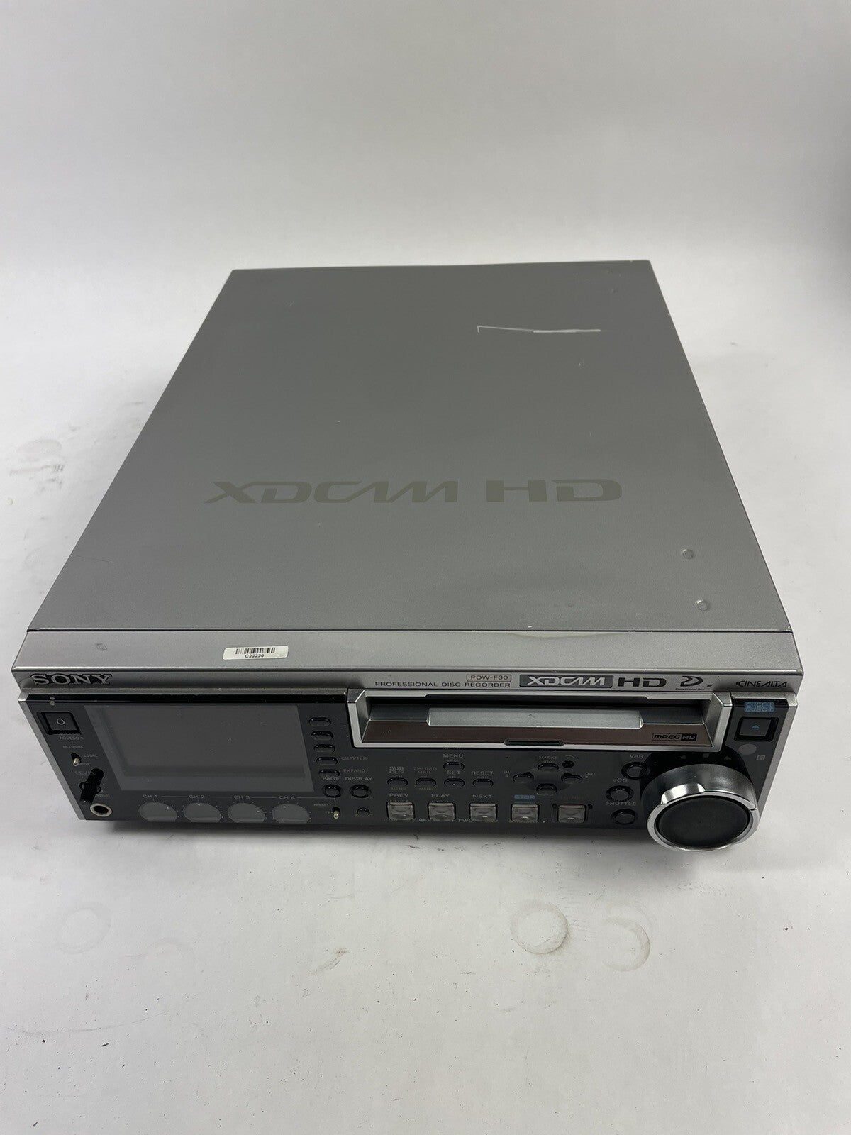 SONY PDW-F30 XDCAM HD PROFESSIONAL DISC PLAYER RECORDER WORKS GREAT