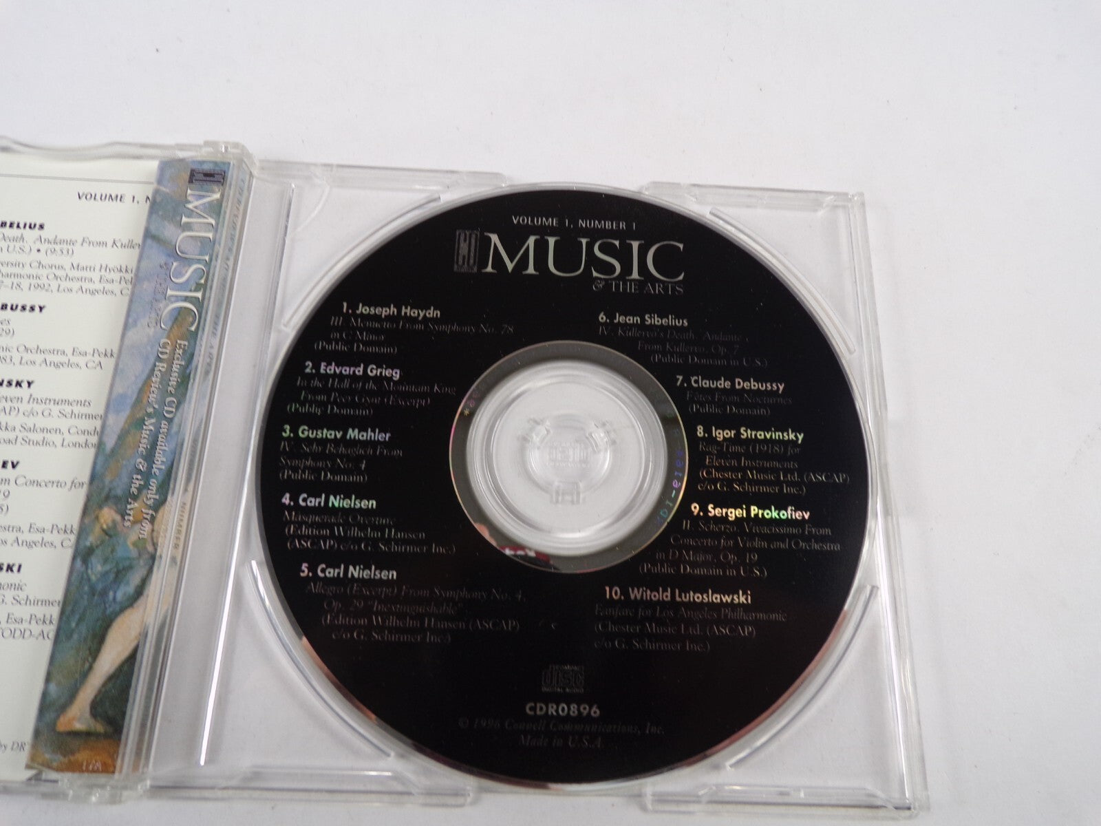 Cd Review's Music & The Arts Volume 1 Number 1 Joseph Haydn Carl Nielsen CD#37