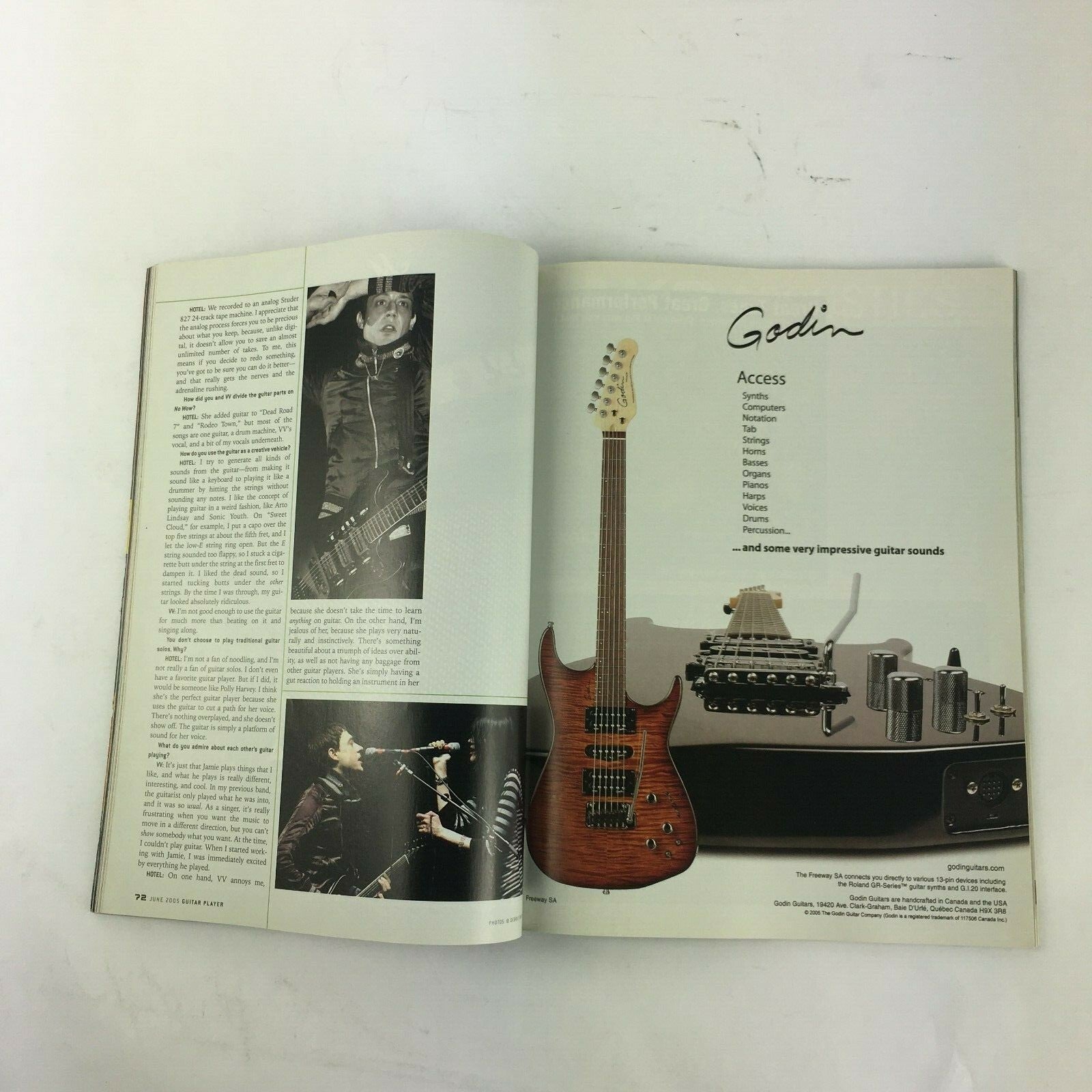 June 2005 Guitar Player Magazine Soul Shaker! Carlos Santana Graham Coxon's
