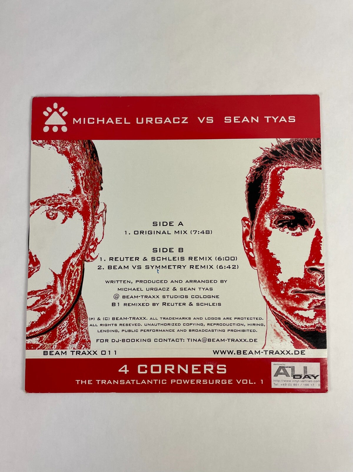 Michael Uegacz VS Seant Tya Vinyl Record