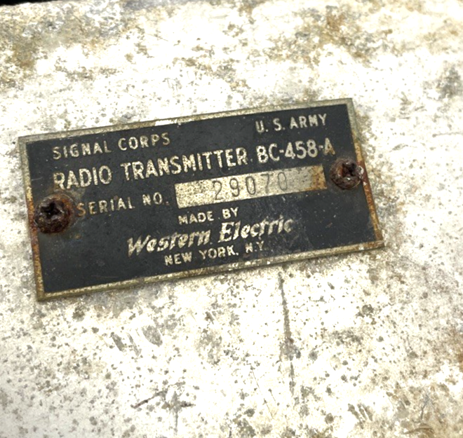 Western Electric U.S. Army Signal Vintage Steampunk  Electronic Switch Component