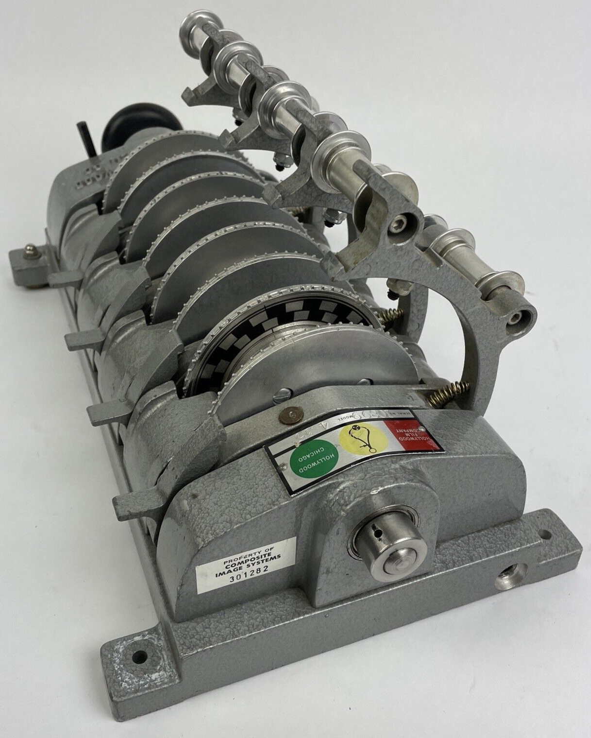 Hollywood Film Co. Universal 35mm 4 Gang Editing Synchronizer Vintage Model 35-4